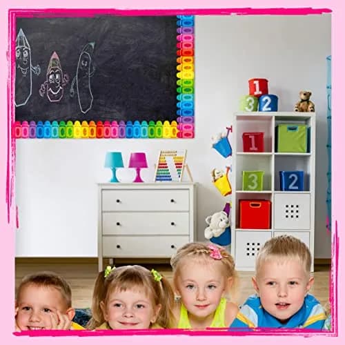 ERKE 60 Feet Crayon Bulletin Board Borders | 18.3m (60 ft) Classroom Trim thumbnail 5