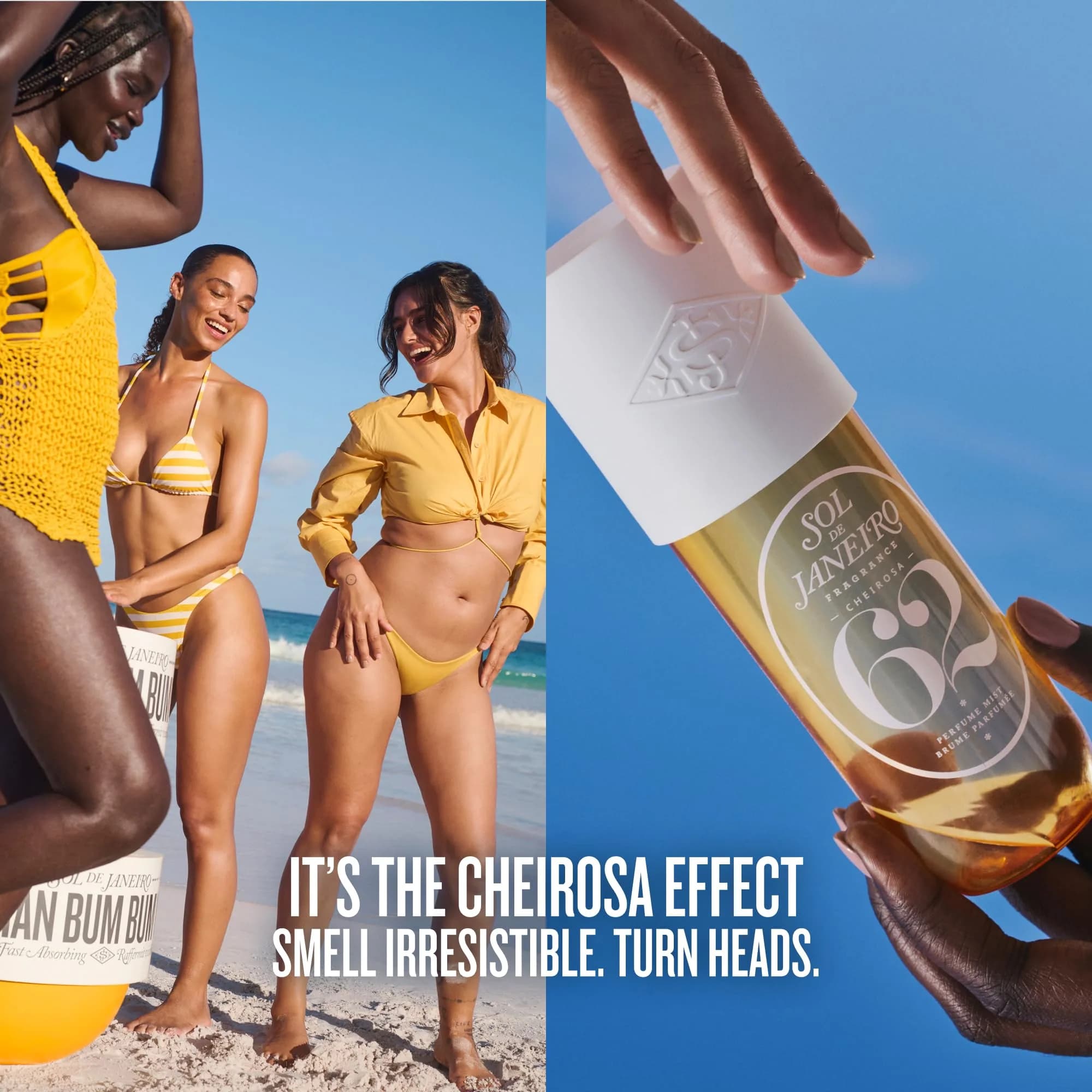 Sol de Janeiro Cheirosa 62 Hair & Body Fragrance Mist Travel Size 90mL (3 fl oz) | Warm Gourmand Scent thumbnail 6