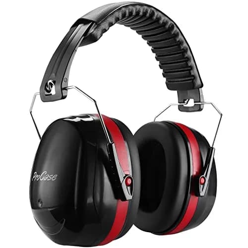 ProCase NRR 32dB Safety Earmuffs, Hearing Protection for Adults & Kids | ANSI Certified Noise Reduction thumbnail 1