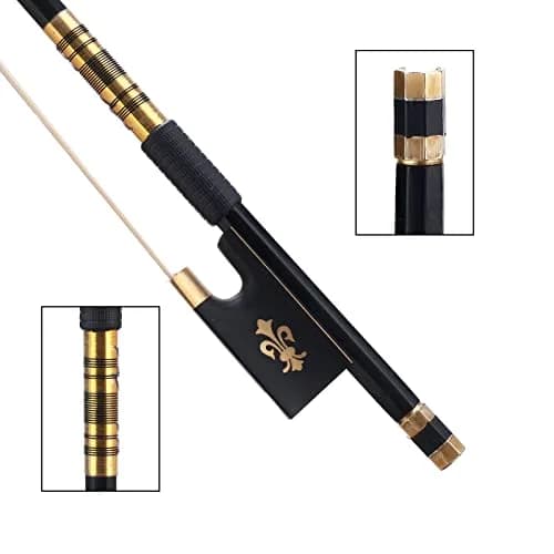 AMZZ 4/4 Full Size Professional Carbon Fiber Violin Bow with Case | Balanced for Dynamic Expression thumbnail 5