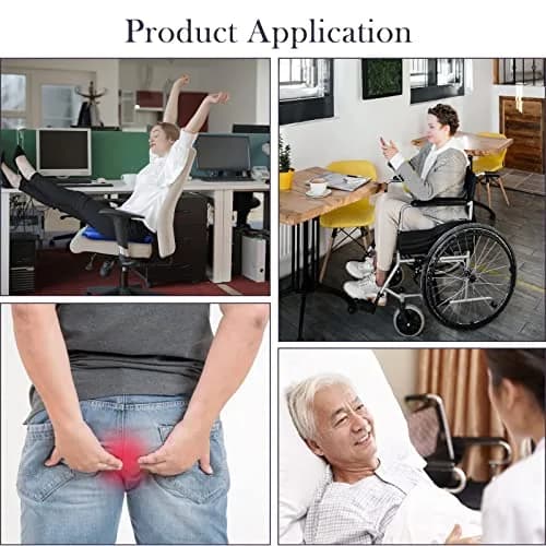 Namalu Blue Body Positioner | Pressure Sore Relief Cushion for Elderly & Bedridden (17.9 x 15.7 inches) thumbnail 5