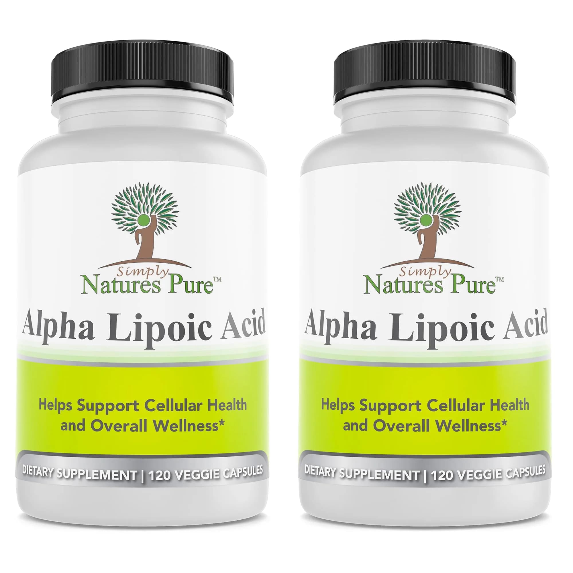 Simply Natures Pure Alpha Lipoic Acid 600mg 240 Veggie Capsules | Antioxidant Supplement