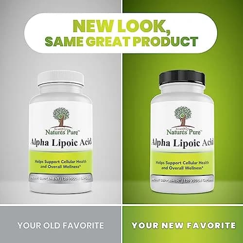 Simply Natures Pure Alpha Lipoic Acid 600mg 240 Veggie Capsules | Antioxidant Supplement thumbnail 2