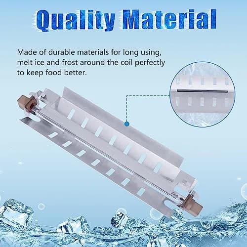 M Motico Refrigerator Defrost Heater Kit with Thermostat and Sensor, 12.2" Heater, 3-Piece Set | Refrigerator Parts for GE Hotpoint thumbnail 5