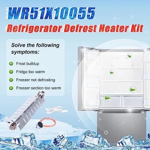 M Motico Refrigerator Defrost Heater Kit with Thermostat and Sensor, 12.2" Heater, 3-Piece Set | Refrigerator Parts for GE Hotpoint thumbnail 7