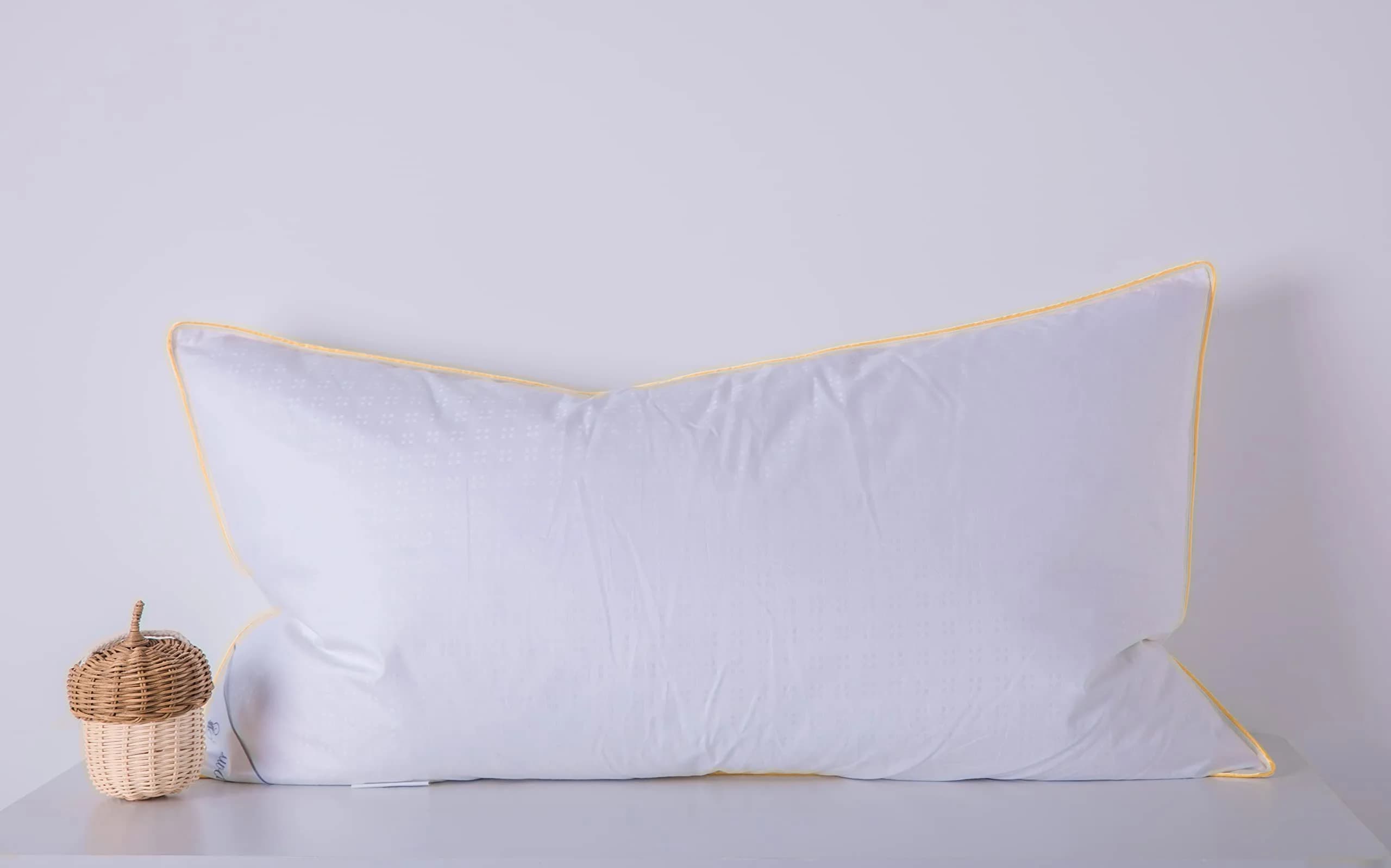 Eastwarmth King Goose Down Feather Pillow 1.5 kg (52.91 oz) | Soft & Supportive for All Sleepers