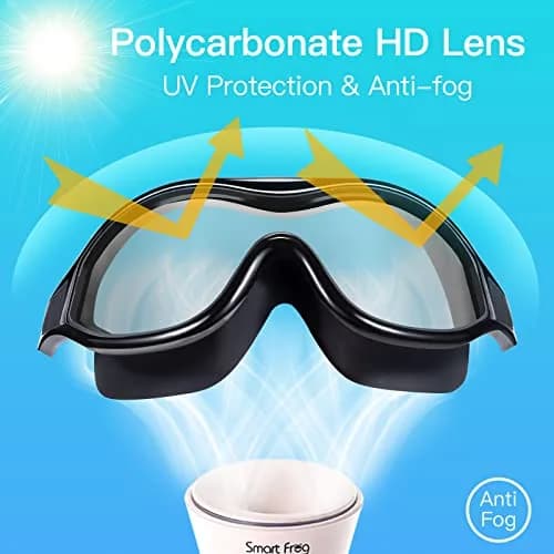 Seago Swim Goggles No Leaking Anti-Fog Swimming Goggles for Adults & Youth | 180° Clear Vision, UV Protection, Waterproof thumbnail 6