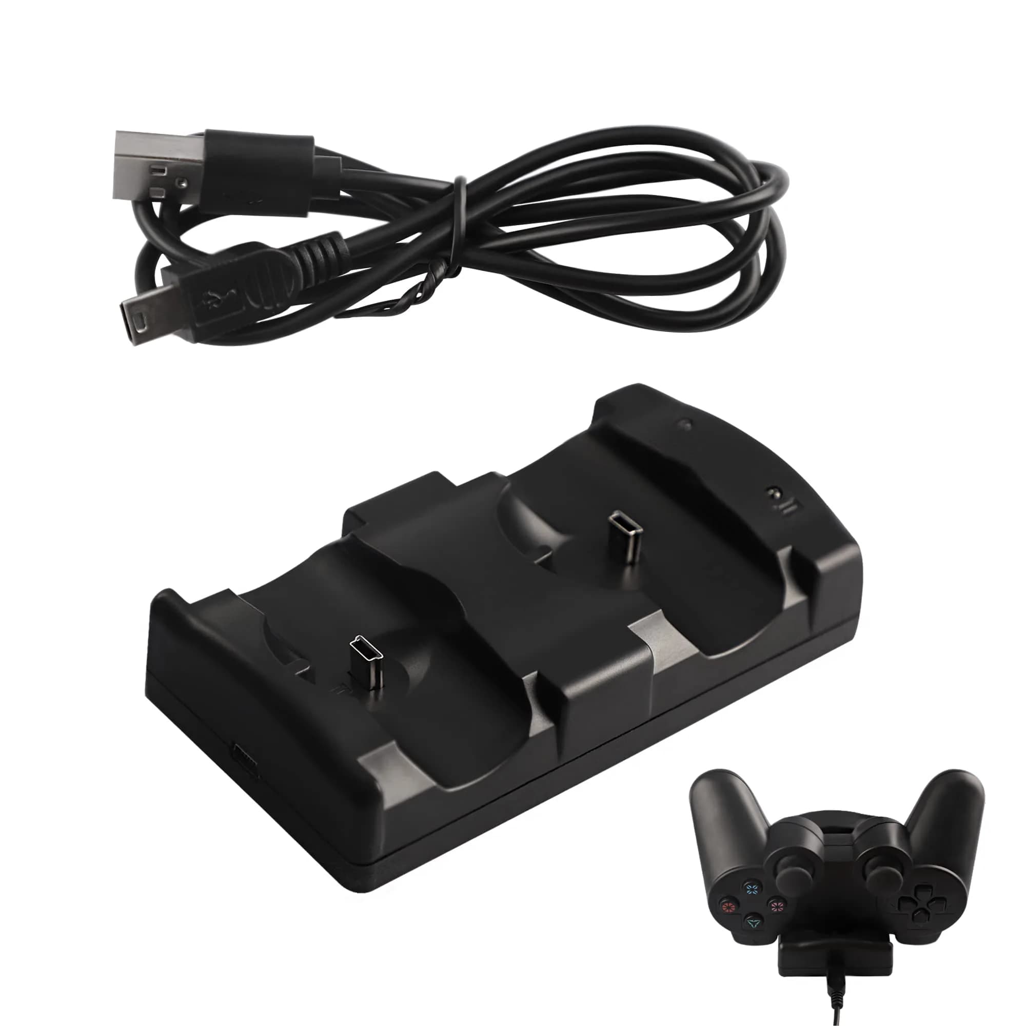 Xahpower Controller Charger Station for PS3 | Fast Dual Controller Charging Dock with LED Indicator - main product image