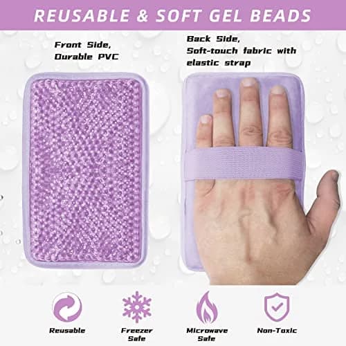 ZNÖCUETÖD Gel Ice Pack for Injuries 1 Pack | Reusable Hot Cold Therapy with Strap thumbnail 5