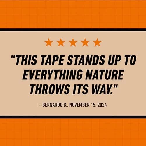 GORILLA All Weather Duct Tape, Black, 1.88 in x 75 ft (2-Pack) | Waterproof & UV Resistant for Outdoor Repairs thumbnail 8