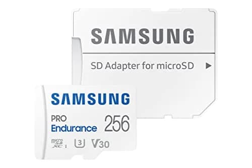 Samsung PRO Endurance 256GB microSDXC Memory Card with Adapter | 140K Hours Recording thumbnail 2