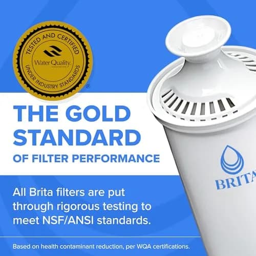 Brita UltraMax 27 Cup Water Dispenser with 1 Standard Filter, Black | Fridge-Friendly & Space-Saving thumbnail 6
