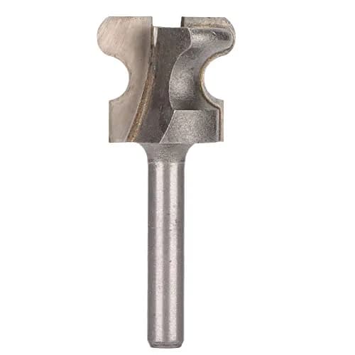 Walfront Finger Pull Bit 1/4in Round Shank Carbide Center Point Drill Bit for Drawer Pull Router Slotting in Cork Wood Hardwood Veneer Keyholes | Accurate Positioning - main product image