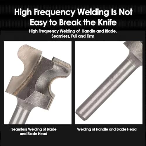 Walfront Finger Pull Bit 1/4in Round Shank Carbide Center Point Drill Bit for Drawer Pull Router Slotting in Cork Wood Hardwood Veneer Keyholes | Accurate Positioning thumbnail 11