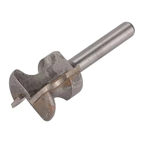 Walfront Finger Pull Bit 1/4in Round Shank Carbide Center Point Drill Bit for Drawer Pull Router Slotting in Cork Wood Hardwood Veneer Keyholes | Accurate Positioning thumbnail 15