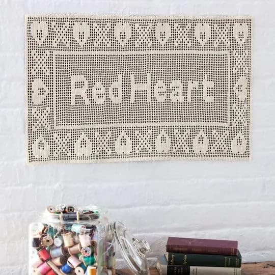Red Heart Nylon Crochet Thread Size 18, Red, 137m (150 Yards) | Perfect for Purses, Belts, Totes & Home Decor thumbnail 9