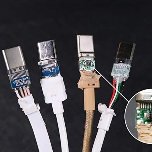 ANMBEST USB 3.1 Type C Male Connector 24 Pins with PCB Board Support Module (10-Pack) | 5Gbps Data Transfer thumbnail 5