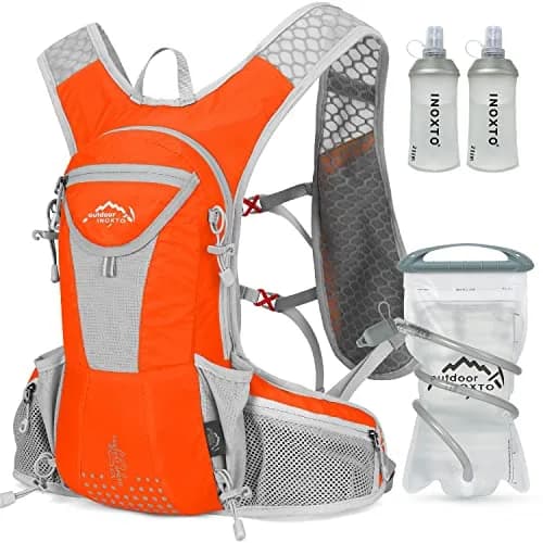 IX INOXTO Hydration Pack Backpack 12L Light Orange | Water-Resistant, Lightweight, Durable thumbnail 1