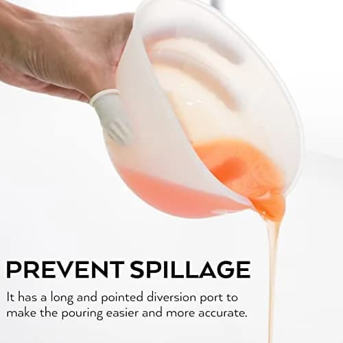 Nicpro Large Silicone Resin Measuring Cups Tool Kit 600ml & 100ml | Reusable Epoxy Resin Mixing Tools for Jewelry Making thumbnail 7
