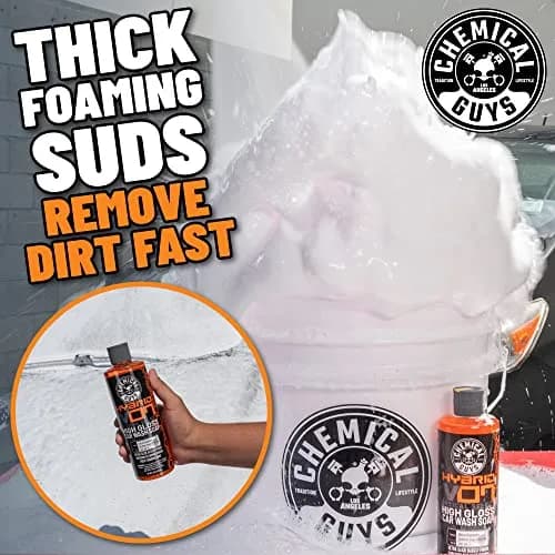 Chemical Guys Hybrid V7 Car Wash Soap & After Wash Bundle 473ml (16 fl oz) | High Gloss Foaming Formula thumbnail 2