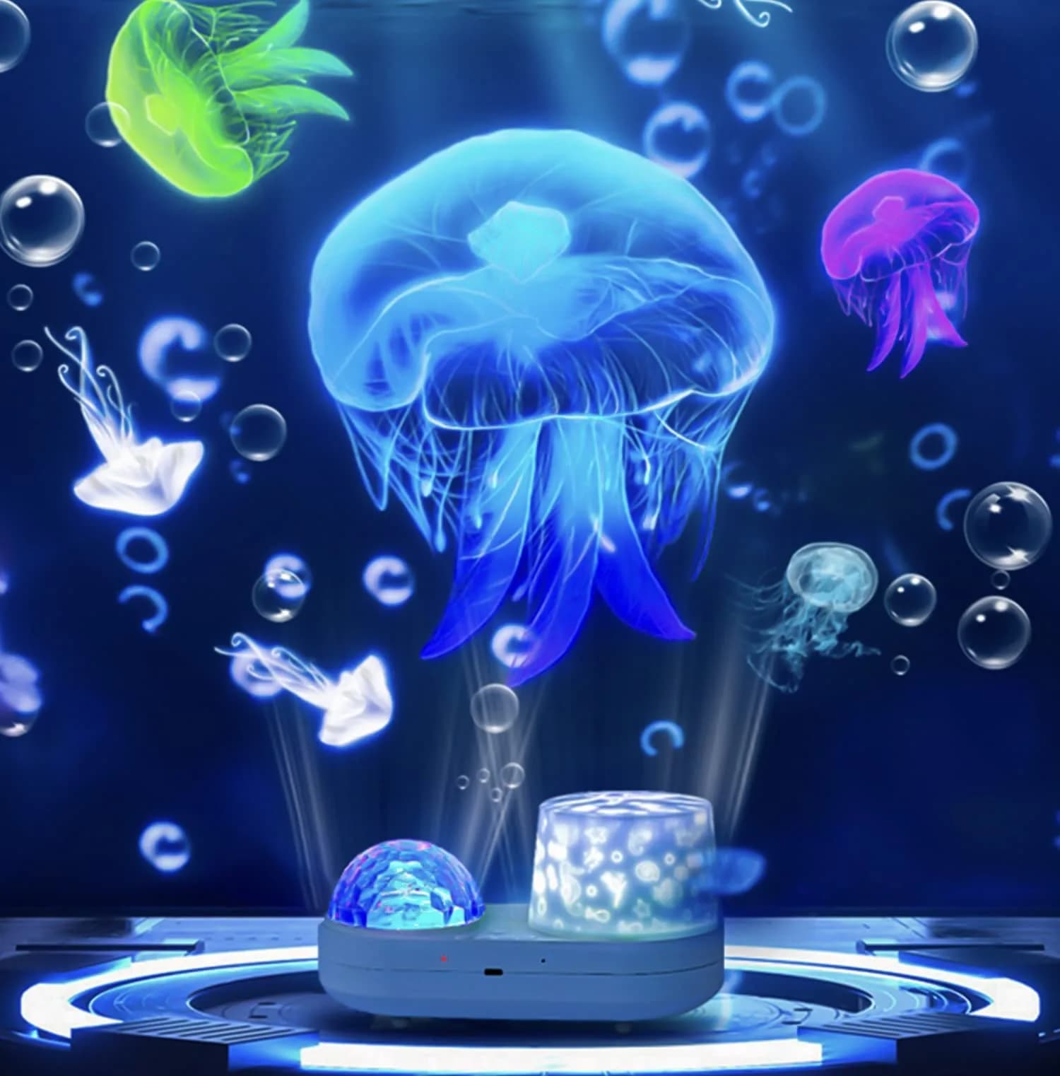 STARS LAMP Ocean Night Light Projector 20.3cm (8 inch) | Creates Relaxing Sea-Like Environment - main product image