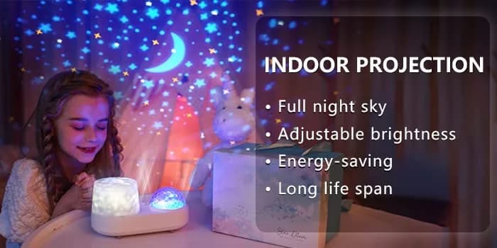 STARS LAMP Ocean Night Light Projector 20.3cm (8 inch) | Creates Relaxing Sea-Like Environment thumbnail 8