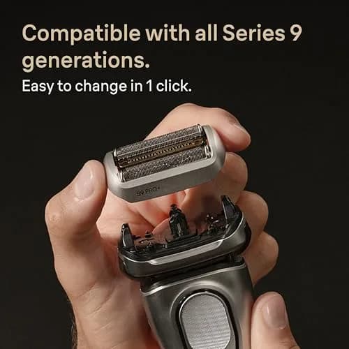 Braun Series 9 Men's Electric Shaver Head Replacement Blade Silver | Compatible with Series 9 Pro thumbnail 3