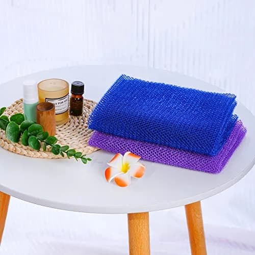 Fengek African Exfoliating Net Body Scrubber 80cm (31.5 Inch) | 2 Pack Multicolor thumbnail 4