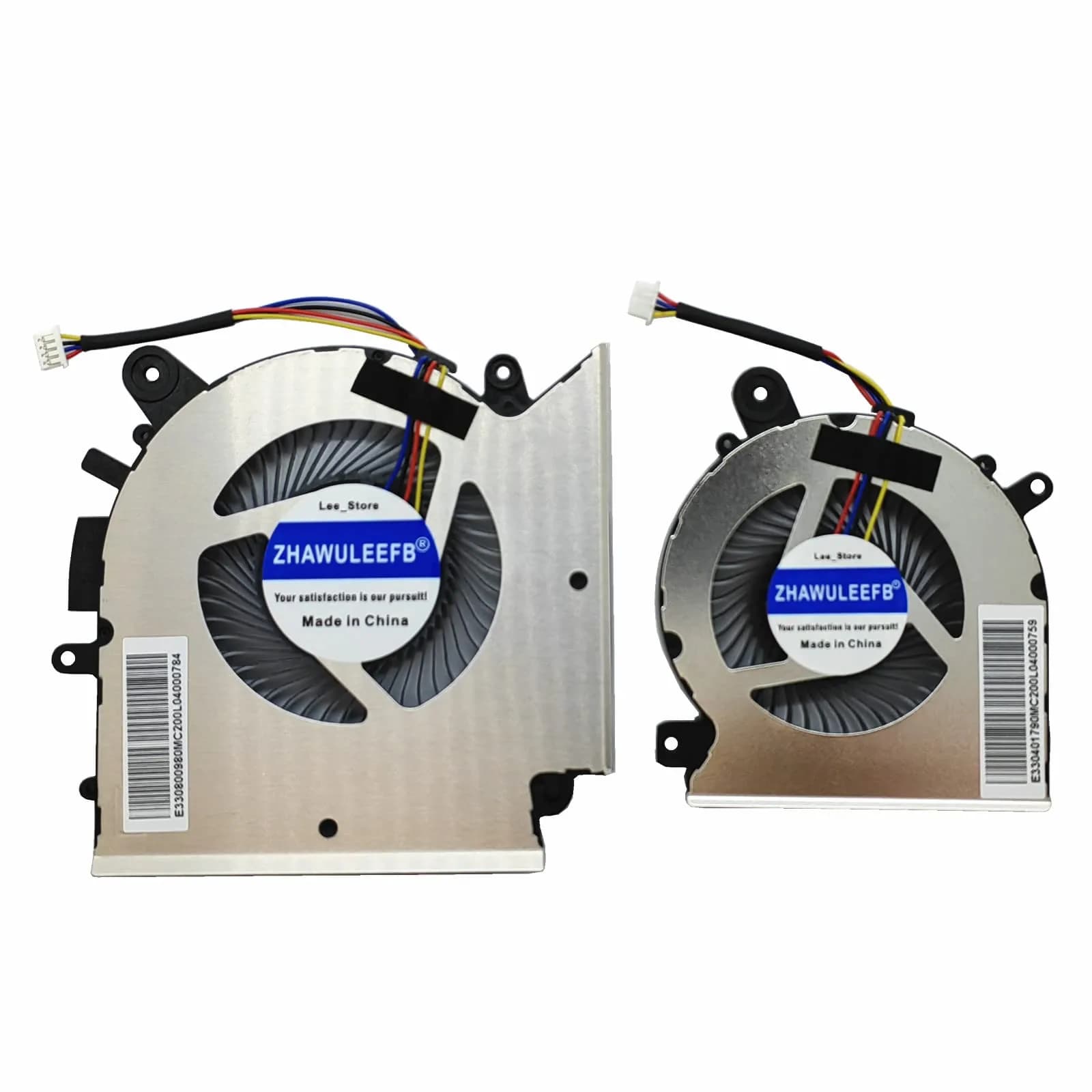 ZHAWULEEFB Laptop CPU + GPU Cooling Fan for MSI Series | Replacement, 5V 0.6A - main product image