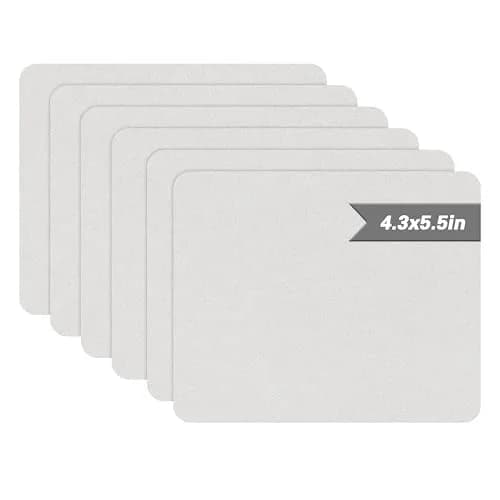 Azobur Microfiber Sofa Repair Patch 6 Piece | Self Adhesive Fabric Fix for Light Grey Sofas thumbnail 1