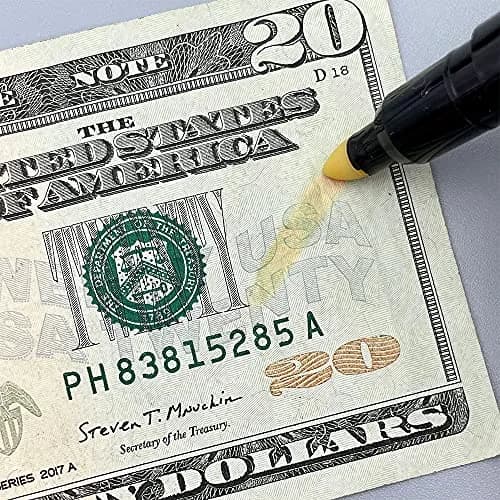 Huron Counterfeit Fake Money Bill Marker Detector Pen (15) | Detect Fake US Currency Quickly thumbnail 2