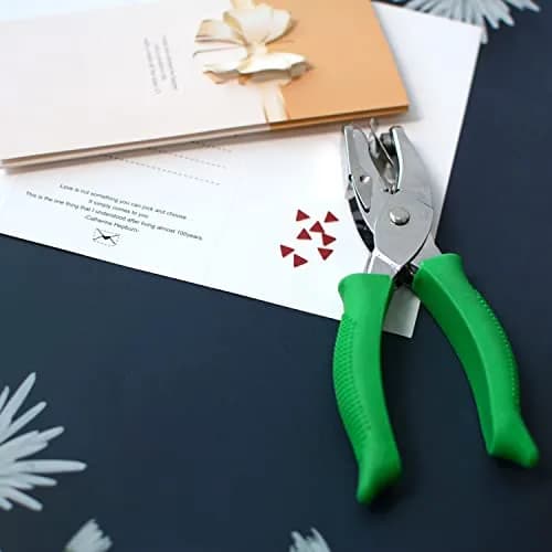 RUIFYRAY 1/4" Triangle Hole Punch (6mm) | DIY Paper Crafts & Office Supplies thumbnail 6