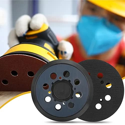 Gnellkoor 5 Inch Orbital Sander Pad Replacement 2 Pack | Compatible with DeWalt DWE64233 & N329079 thumbnail 7