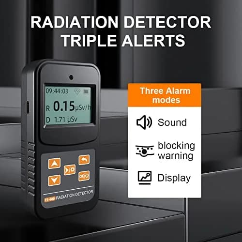 MOESAPU FS-600 Nuclear Radiation Detector Geiger Counter with Click Sound | 145g (5.1 oz) thumbnail 4