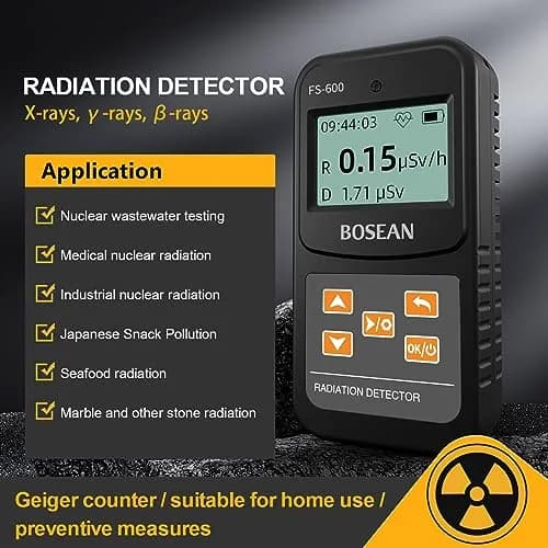 MOESAPU FS-600 Nuclear Radiation Detector Geiger Counter with Click Sound | 145g (5.1 oz) thumbnail 3