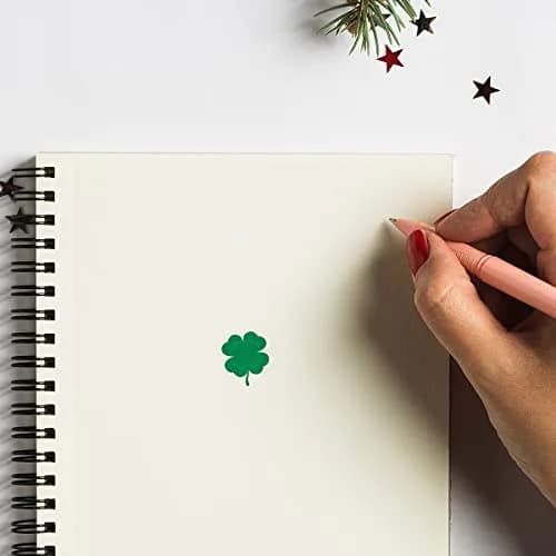 GUVSPTI Four-Leaf Clover Planner Stickers 0.5in | Scrapbooking Kids DIY Calendar Crafting 208-Pack thumbnail 3