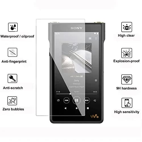 BestforYou 9H Scratch-Proof Screen Protector for Sony Walkman NW-WM1AM2 & WM1ZM2 | Impact & Fingerprint Resistant thumbnail 2
