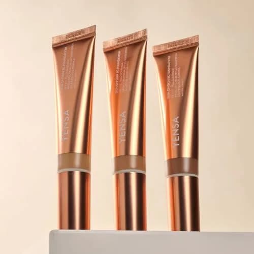 YENSA BC Foundation - Full Coverage Foundation, CC & BB Cream In One with SPF 40 - Deep Golden (1 oz) thumbnail 9