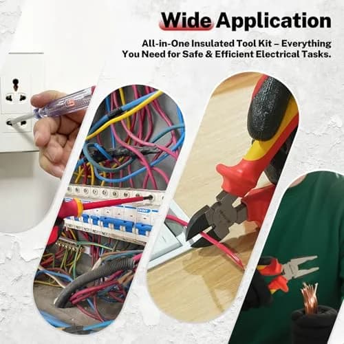 BILITOOLS 12-Piece Insulated Screwdriver & Pliers Set | VDE Certified for 1000V Electrical Work thumbnail 8