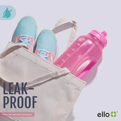 Ello Hydra 64oz Water Jug with Handle & Motivational Markers | Leak-Proof BPA Free Plastic Bottle (64 oz / 1.89L) thumbnail 5