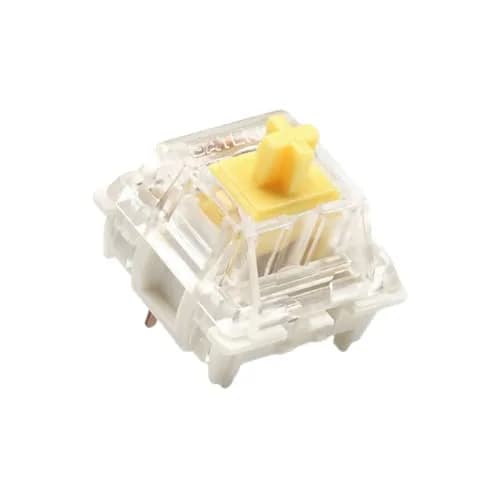Ranked Gateron ks-9 Key Switches for Mechanical Gaming Keyboards | Plate Mounted (Gateron Yellow, 65 Pcs) thumbnail 1