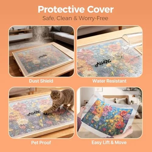 ALL4JIG Rotating Puzzle Board 1500 Piece 89.6cm x 68.6cm x 5.2cm | Educational Sorting Skill for Adults thumbnail 4