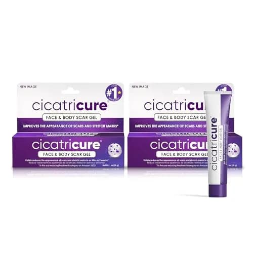 Cicatricure Advanced Scar Gel 28g (1 oz) 2pk | Clinically Proven Results in 2 Weeks thumbnail 1