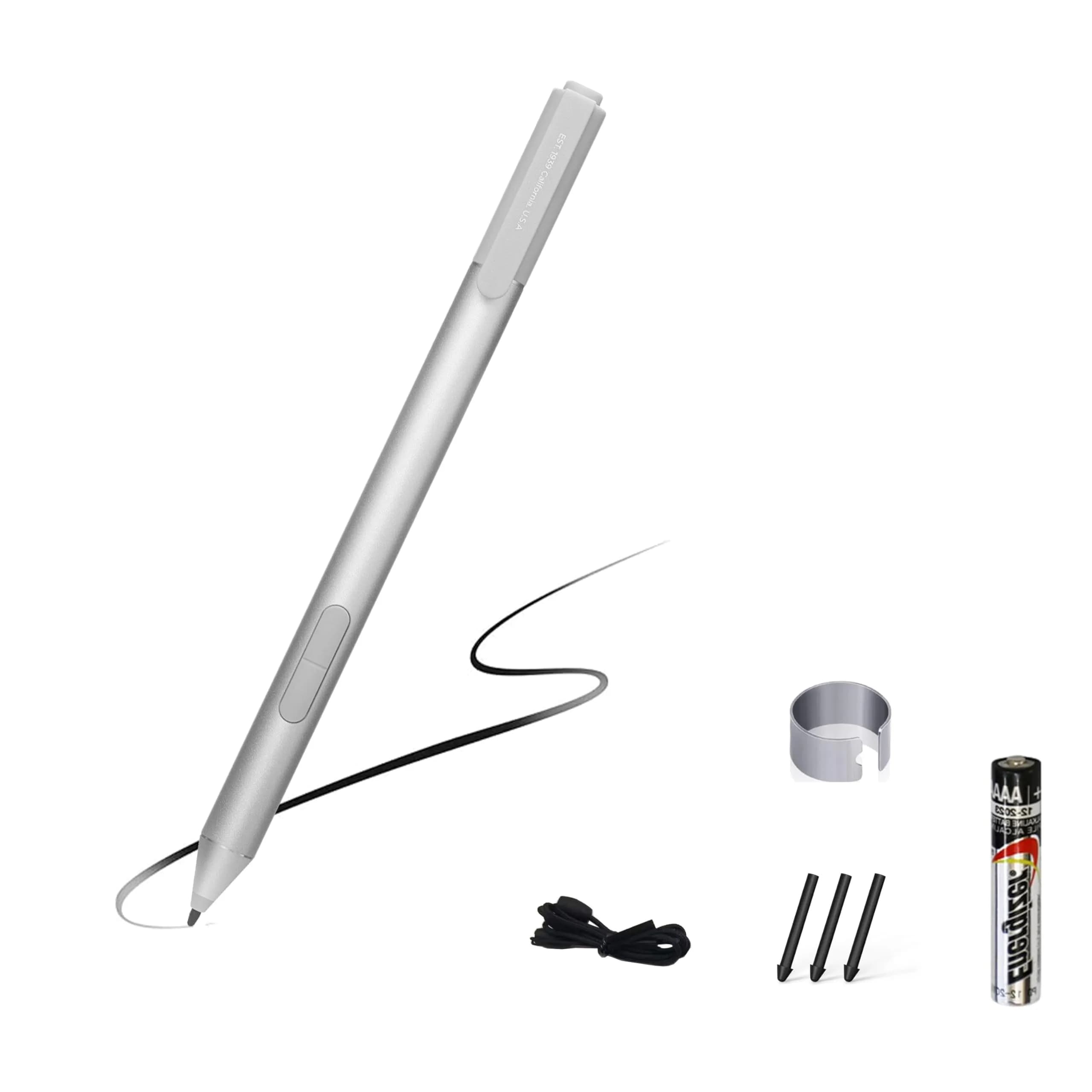 MITATTOK Silver Input Pen for HP Elite x2 1012 G1 G2, Elitebook 1030 G2, X360 1030 G2 | Compatible with HP EliteBook x360 1030 G2 - main product image