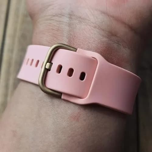 Ocdin Pink Silicone Watch Band for Omega x Swatch Moonswatch 20mm | Quick Release Strap thumbnail 4