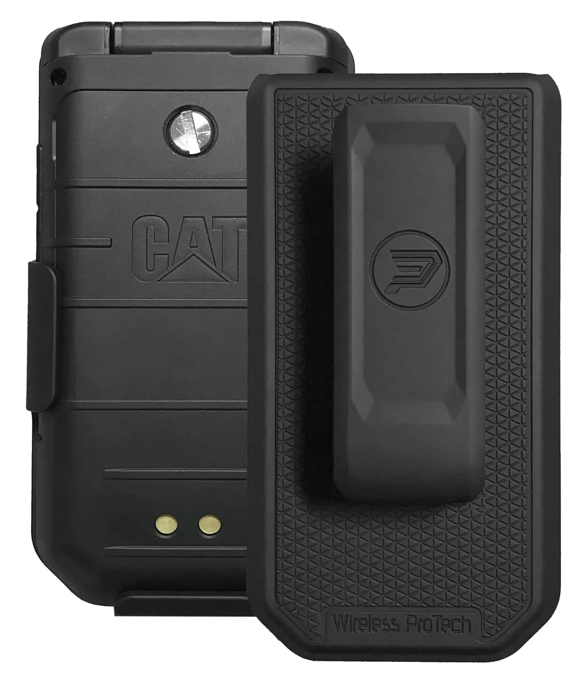 Wireless PROTECH Cell Phone Holster Compatible with CAT S22 Flip Phone | Secure Fit, Lightweight with Swivel Belt Clip - main product image