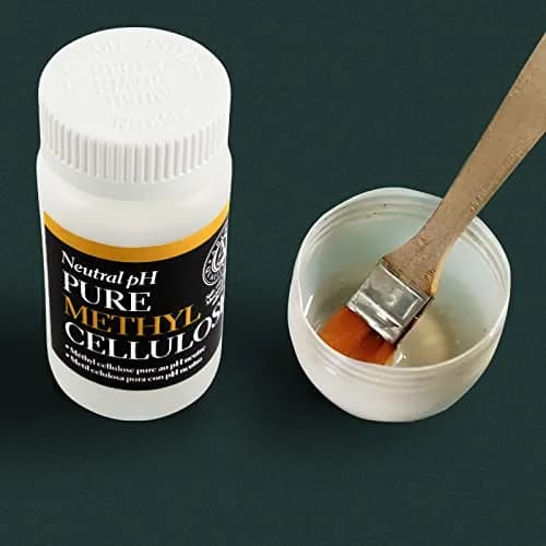Lineco Neutral pH Methyl Cellulose Adhesive 1.5 Oz | Acid-Free, Clear, Water-Soluble for Crafts & Bookbinding thumbnail 5