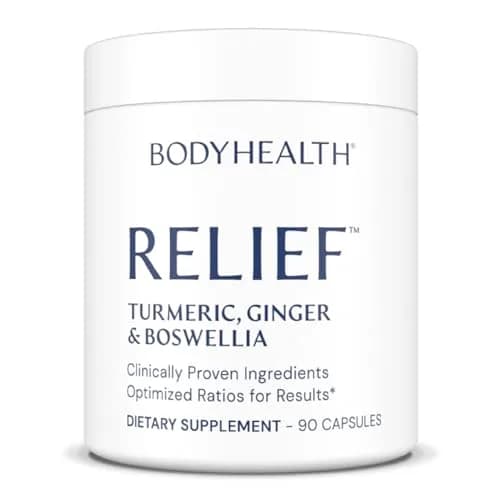 BodyHealth Inflam Relief, Joint Supplement, Relief for Back, Knees, Hands | Natural, Non-GMO, Gluten Free (90 Capsules) thumbnail 1