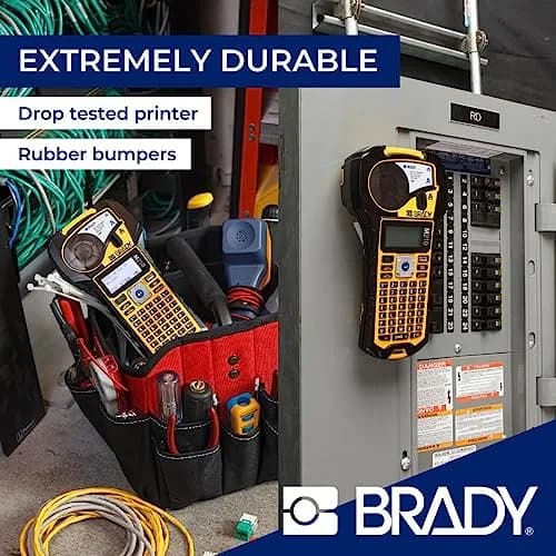 Brady M210 Handheld Label Maker | Compact Industrial Label Printer for Labels & Shipping thumbnail 2