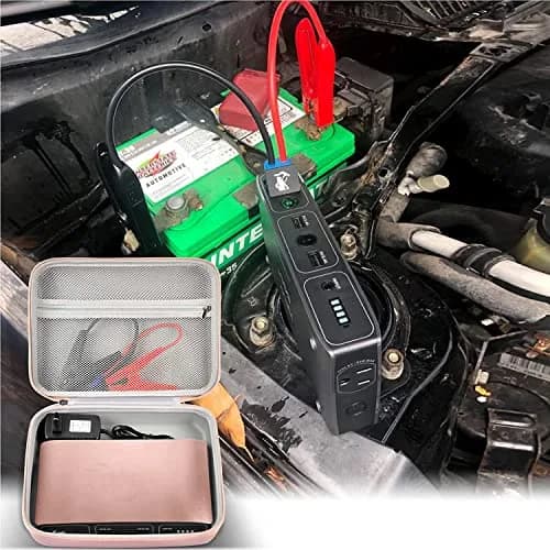 GWCASE Pink Hard EVA Case for Halo Bolt Air/Air+ Jump Starter | Portable Power Bank Holder with Mesh Pocket thumbnail 6